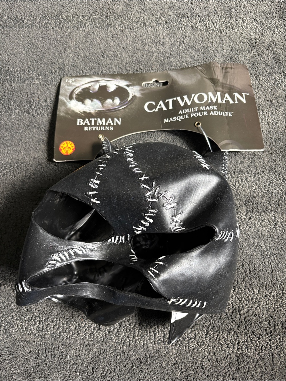 Spirit Catwoman Stitched Black Mask